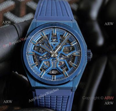 Super High AAA Replica Zenith Defy Classic 41mm Blue Ceramic Watches